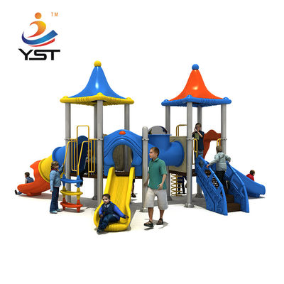GS Adventure Park Galvanized Kids Playground Slide 15 Kids Capacity