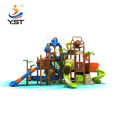 Outdoor Playground Equipment Children Kids Fiberglass Water Park Slides For Sale