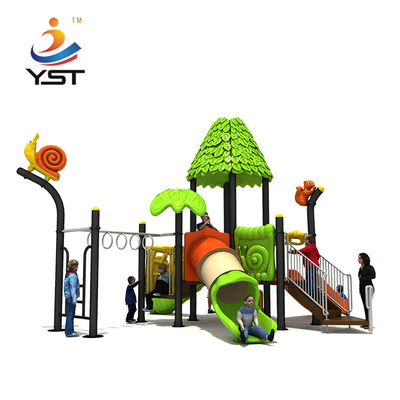 Forest LLDPE Plastic Playground Equipment Anti Static For 30 Children