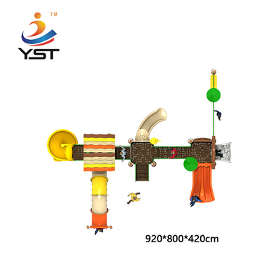 Anti UV Amusement Park Kids Playground Slide Environment Friendly