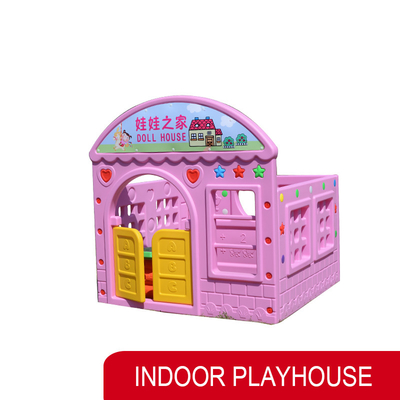 Pink Sweet Candy Toys Kindergarten Indoor Plastic Playhouse For Kids